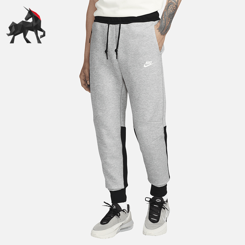 耐克男士休闲系带针织运动长裤