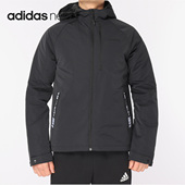 男子防风连帽保暖运动棉服 NEO DW8150 阿迪达斯正品 Adidas