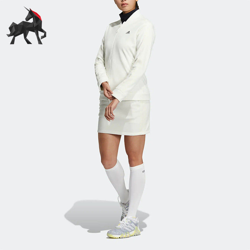 Adidas/阿迪达斯正品秋冬季女子运动长袖短裙休闲套装 HG8273