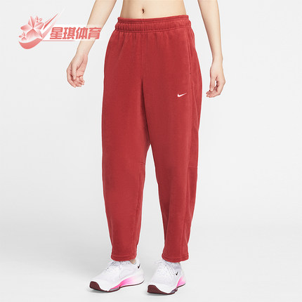Nike/耐克正品2025冬季款女士日常中腰锥形刺绣长裤HV3708-613