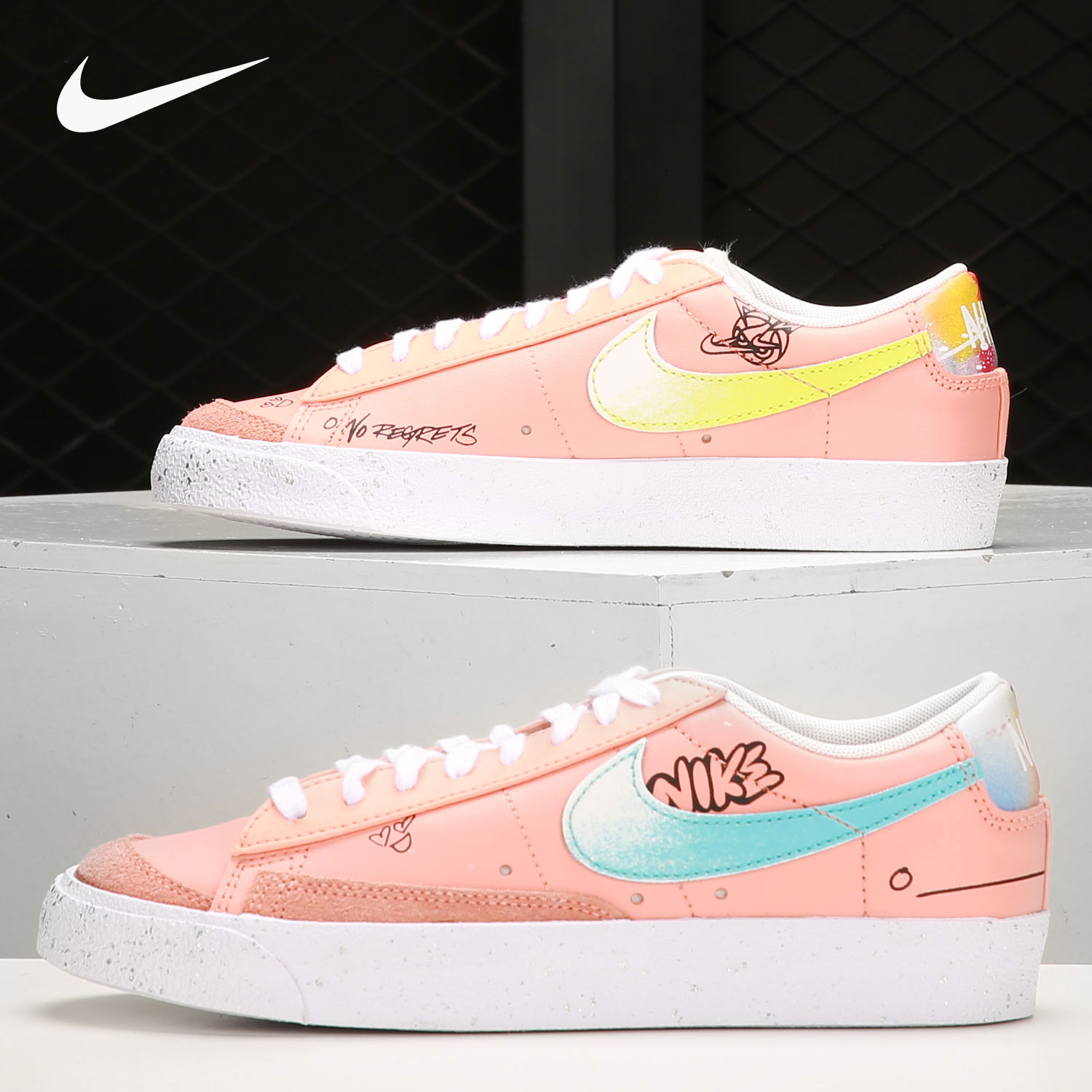 Nike/耐克正品男女夏季新款情侣低帮运动休闲板鞋 DJ4281-641