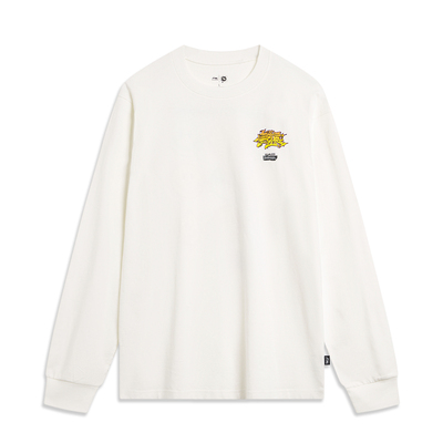 Lining/李宁正品x OG_SLICK联名款男女同款宽松长袖T恤AHST485