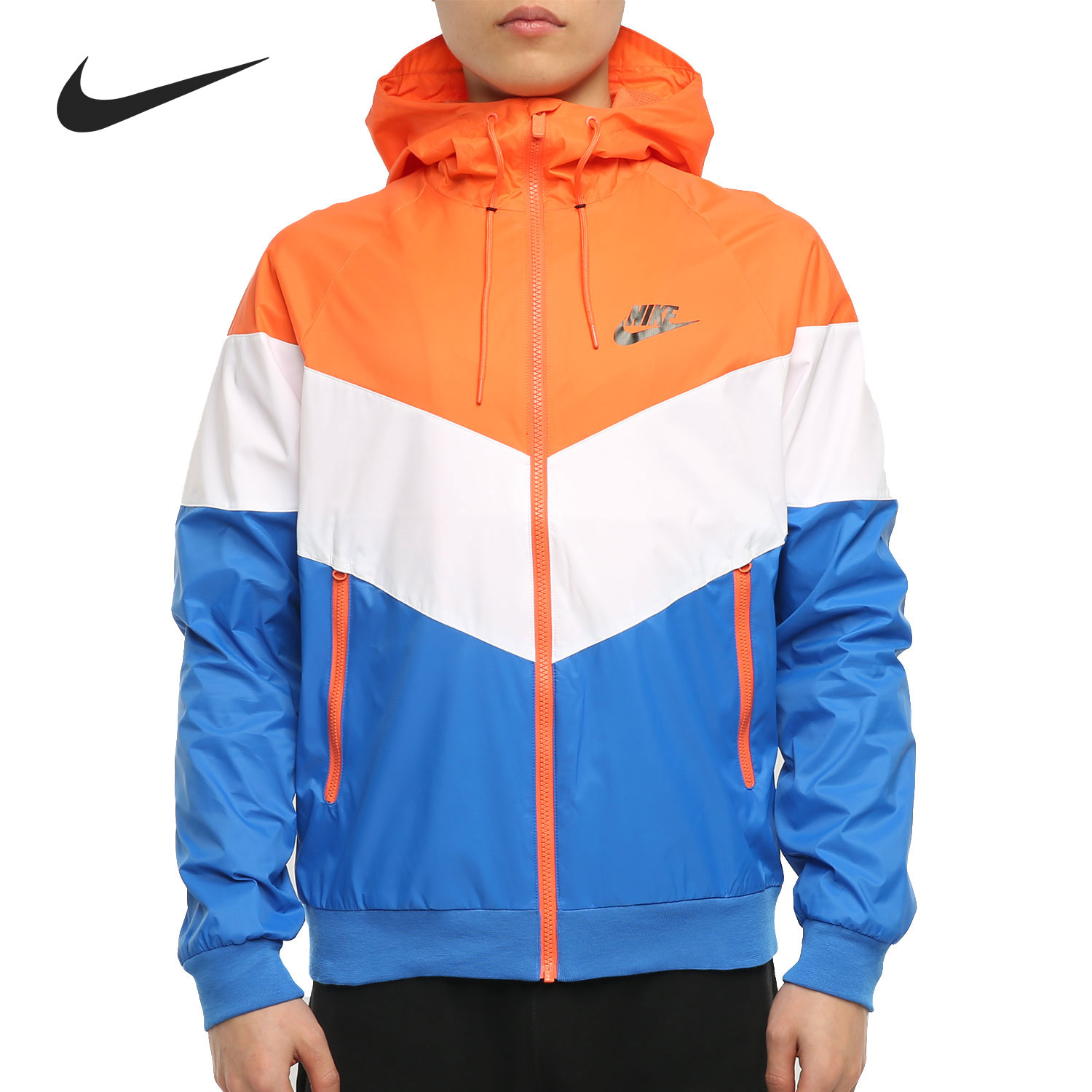 Nike/耐克官方正品男子连帽防风梭织休闲运动夹克外套 DC4113-841