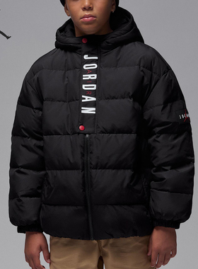 Nike/耐克正品Jordan大童宽松舒适运动休闲羽绒服IR0945-010