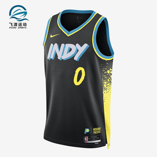 Nike/耐克正品印第安纳步行者队男士无袖篮球背心DX8504-010