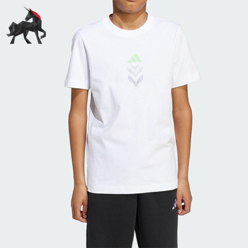 Adidas/阿迪达斯正品F50 T-SHIRT大童透气针织足球运动短袖JM8942