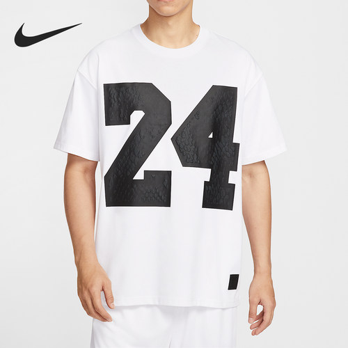 Nike/耐克正品Dri-FIT男士篮球字母印花宽松短袖IM0565-100