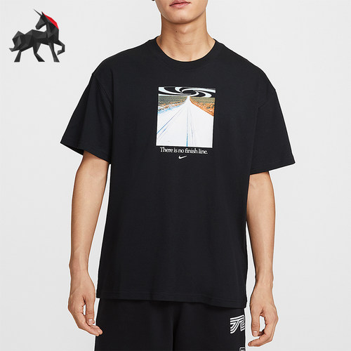 Nike/耐克正品Sportswear 男士休闲针织图案透气短袖HQ9269-010