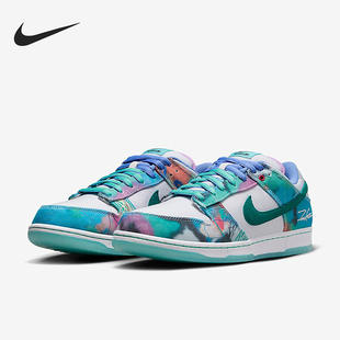 Low女士经典 时尚 Nike HF6061 Dunk 扎染板鞋 400 耐克正品