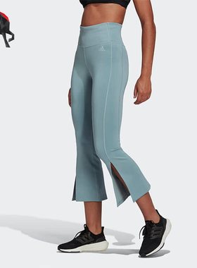 Adidas/阿迪达斯正品W FLARED PT 女子复古开叉休闲七分裤HM3192
