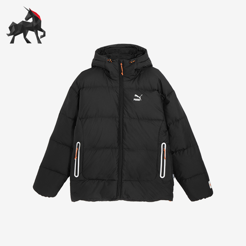 彪马正品男子保暖运动羽绒服