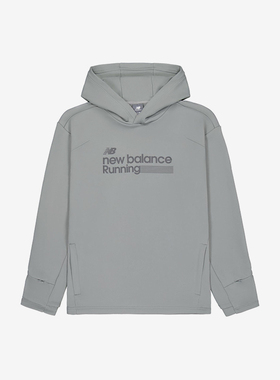 New Balance/NB正品运动男子运动休闲连帽卫衣套头衫NCE45091-GR