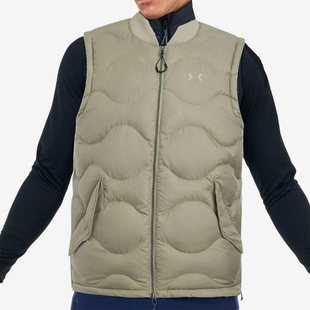 安德玛正品 舒适拉链羽绒马甲1389319 新款 保暖经典 299 男女同款