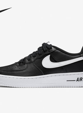 Nike/耐克正品Air Force 1 AF1女子大童休闲板鞋CT7724-001