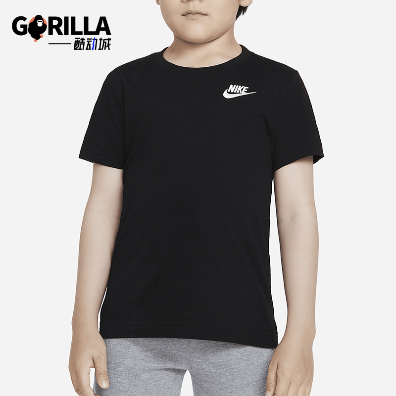 Nike/耐克正品2025新款大童轻便透气圆领运动短袖T恤DQ4251-010