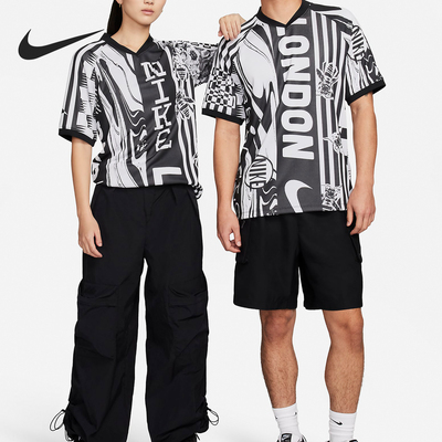 Nike/耐克正品夏季男士个性印花休闲运动短袖T恤FN2394-010