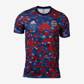 男子透气实战足球短袖 Adidas 新款 年夏季 GR0652 阿迪达斯正品