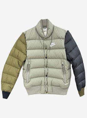 Nike/耐克正品新款男女浅灰绿色保暖休闲经典羽绒服IB4499-053