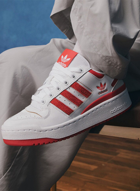 Adidas/阿迪达斯正品三叶草女士经典厚底轻便运动板鞋ID0565