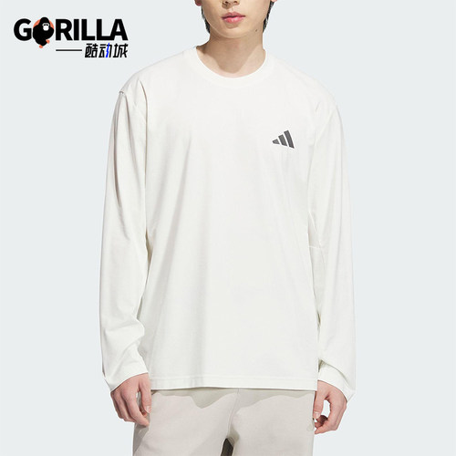 Adidas/阿迪达斯正品SLEEVE TOP男士休闲日常运动简约长袖KB5171