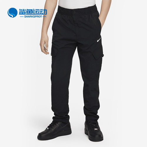 Nike/耐克正品新款大童透气运动户外训练简约休闲长裤FD3239-010