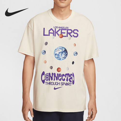 Nike/耐克正品2025夏季款男士套头图案透气经典短袖HQ1311-901