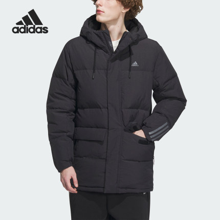 Adidas/阿迪达斯官方正品冬季新款男子鸭绒保暖连帽羽绒服IL8926