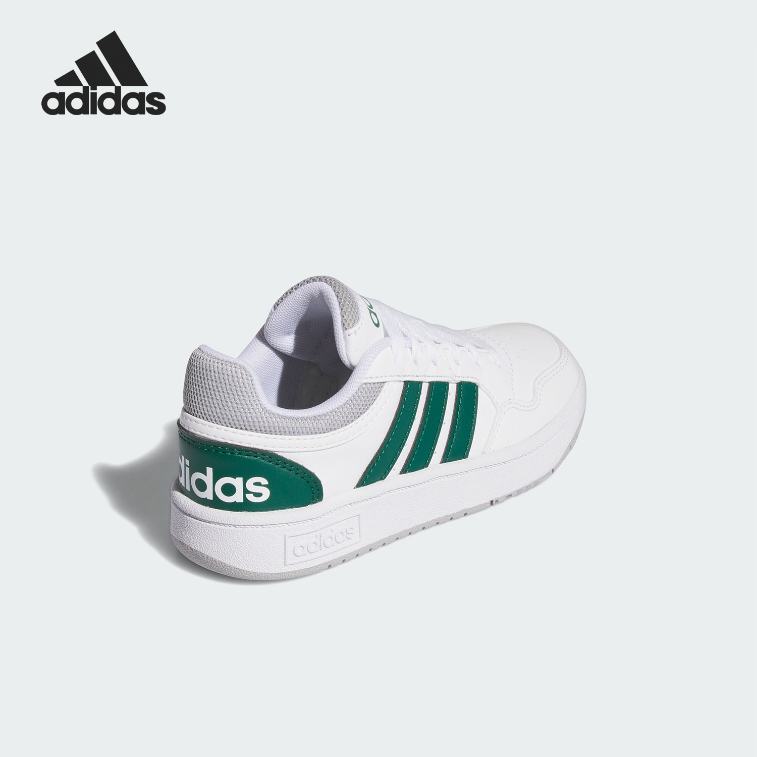 Adidas/阿迪达斯正品TENIS HOOPS儿童轻便透气休闲板鞋IG3830