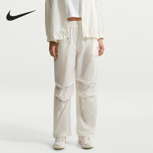 Nike/耐克正品2026女士休闲梭织经典简约透气舒适长裤IO3377-133