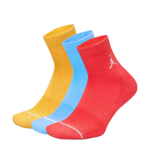 Nike耐克男女袜2025春新款 袜子DX9655 Jordan训练健身运动袜三双装