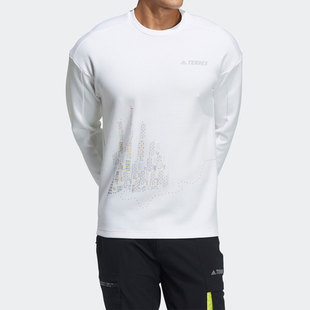 男子户外圆领卫衣运动套头衫 26夏 GN7572 阿迪达斯正品 Adidas