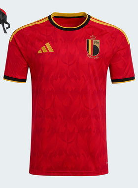 Adidas/阿迪达斯正品BELGIUM 26男士运动训练套头修身短袖JM8381