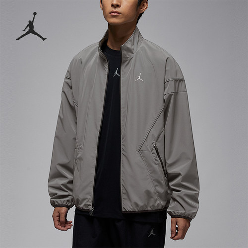 Nike/耐克正品JORDAN男士休闲立领印花梭织运动外套IF1878-095