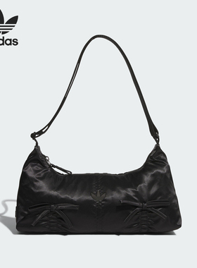 Adidas/阿迪达斯正品三叶草女士蝴蝶结法棍单肩挎包KC2770