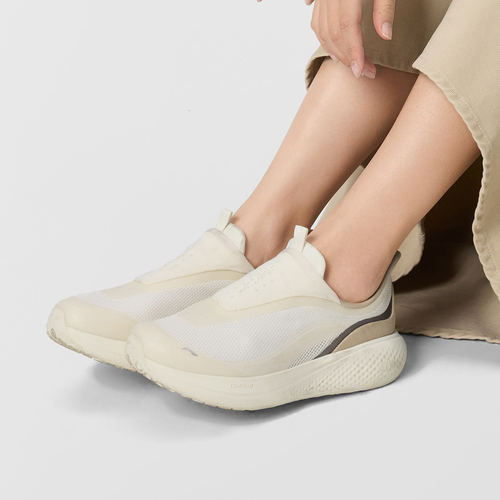 李宁正品SOFT GO 3 SLIP ON女子柔软耐磨舒适潮流休闲鞋AGLW010-1