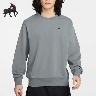 Nike/耐克正品Club男士休闲刺绣圆领套头耐穿运动卫衣IR0104-084