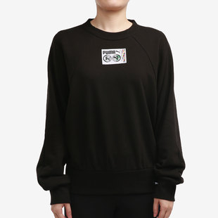 女子圆领套头休闲运动卫衣531292 PUMA 新款 2021秋季 彪马正品