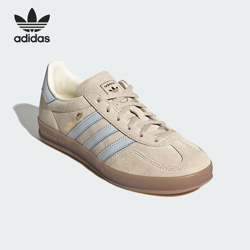 Adidas/阿迪达斯正品三叶草女士日常低帮系带耐磨休闲板鞋JR2432