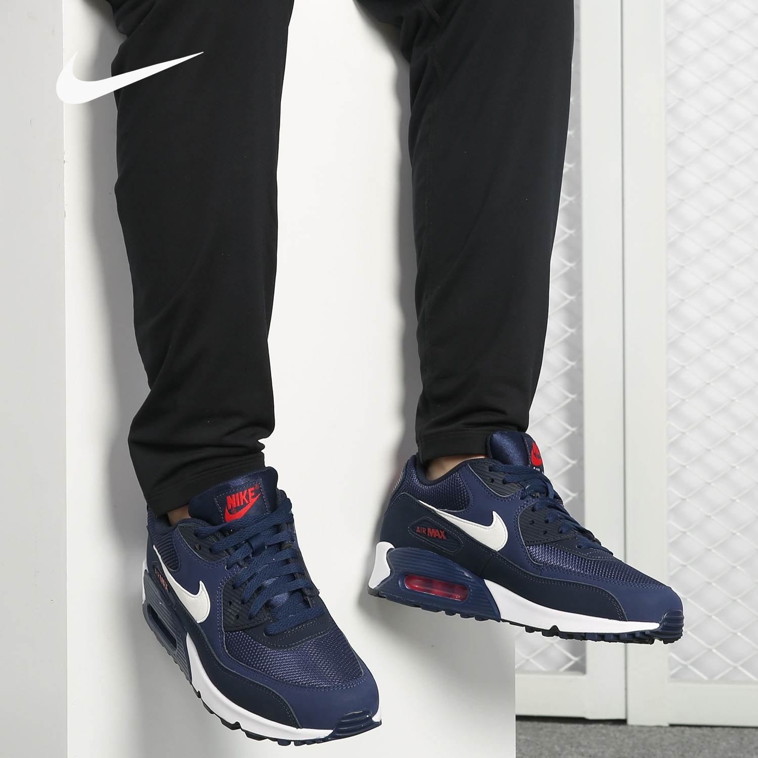 Nike/耐克正品 AIR MAX 90 ESSENTIAL 男子运动气垫跑步鞋AJ1285