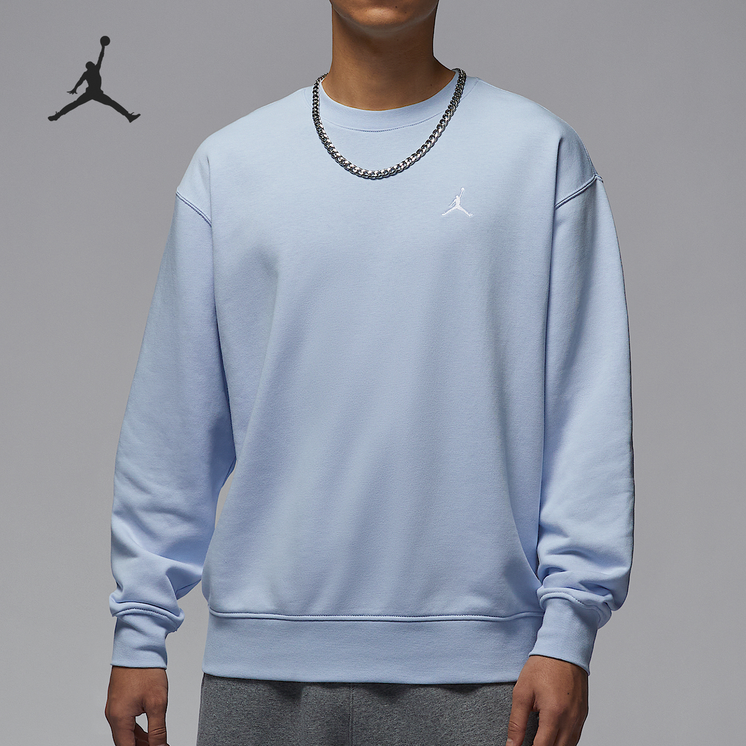 Nike/耐克正品JORDAN男士针织户外耐穿休闲卫衣FV7296-407