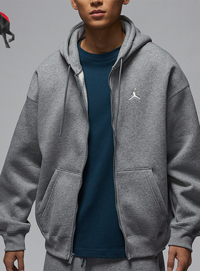Nike/耐克正品Jordan男士拉链开襟加绒连帽夹克IB7232-091