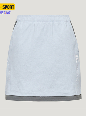 Adidas/阿迪达斯正品夏季款女士休闲修身印花运动短裙LC6373