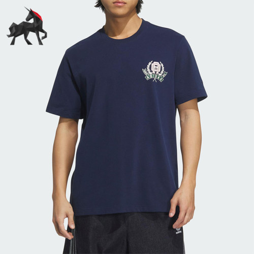 Adidas/阿迪达斯正品三叶草男士运动针织经典印花透气短袖KD1842