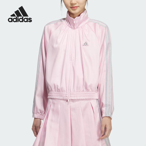 Adidas/阿迪达斯正品女士时尚休闲运动经典三条纹外套KS0038