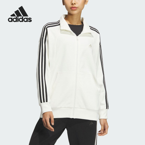 阿迪达斯女士简约休闲外套