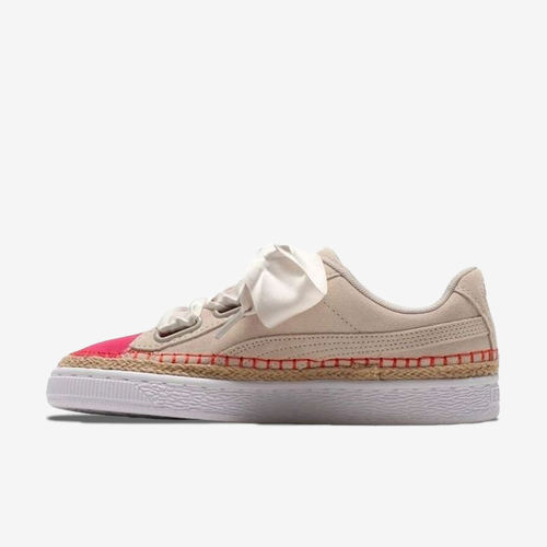 Puma彪马正品Heart Sneakerdrille女低帮缎带板鞋369237-02