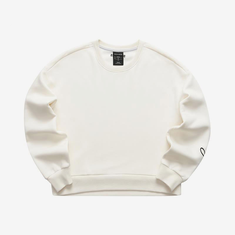 Skechers/斯凯奇正品休闲女子时尚潮流圆领运动卫衣 L421W030