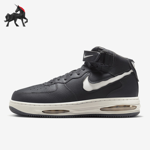 Nike/耐克正品Air Force 1男士中帮魔术贴经典气垫板鞋FB1374-001