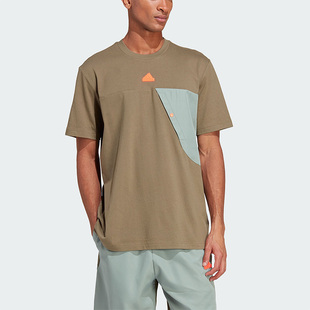 男子运动健身圆领短袖 Adidas 新款 夏季 T恤IP3735 阿迪达斯正品
