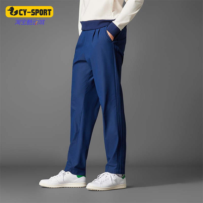 Adidas/阿迪达斯正品三叶草男士训练修身运动高尔夫长裤JF5014